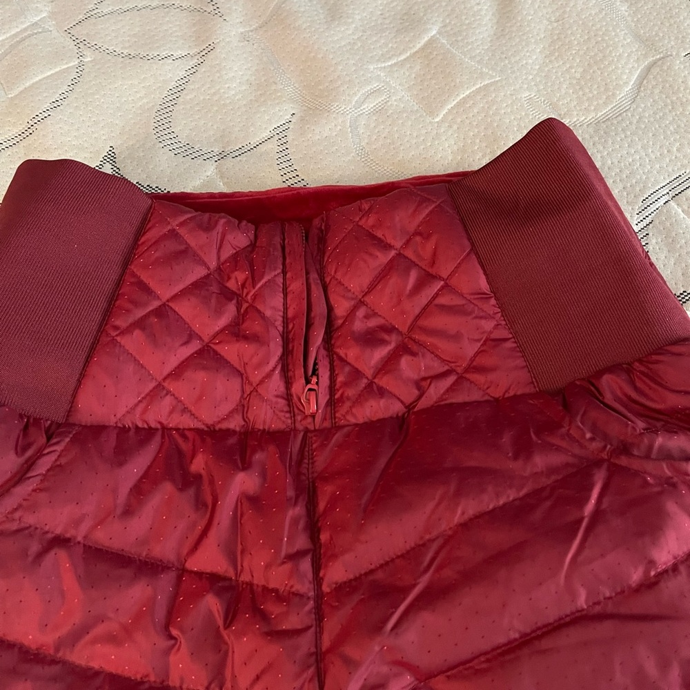 Burgundy snow pants. Perfect for those windy/ snow days. Brand new “never worn”